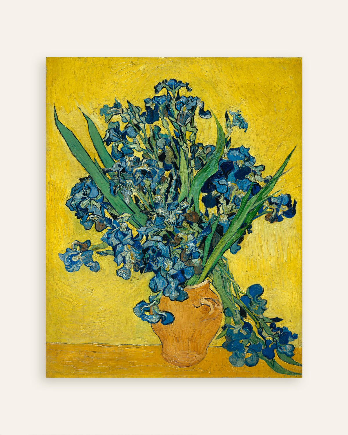 Miniatura plakatu „Irysy w wazonie (1890), Vincent van Gogh”