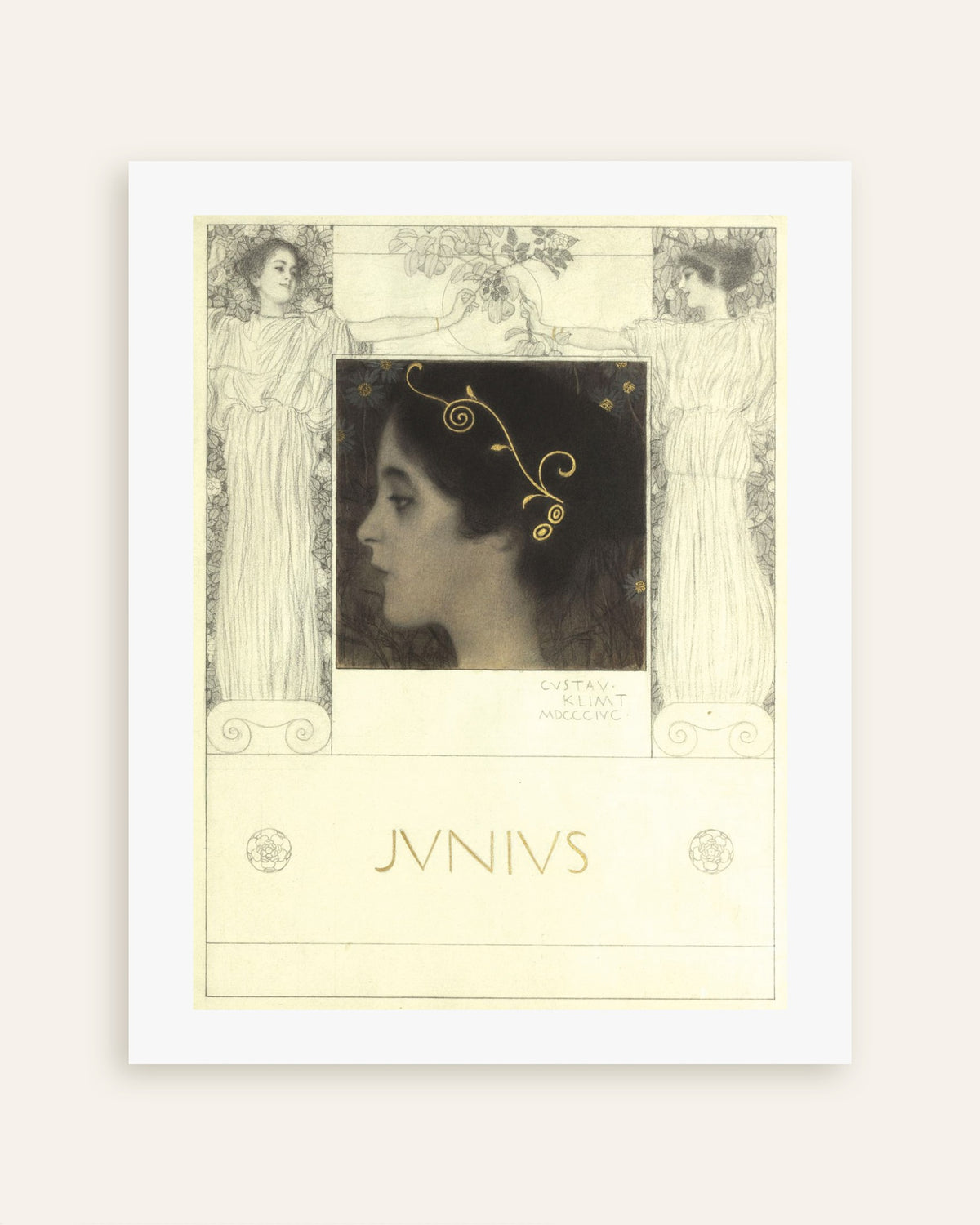 Plakat Junius (1896), Gustav Klimt, miniatura