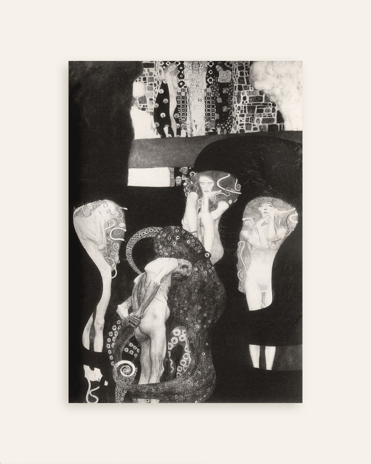 Plakat Jurysprudencja (1907), Gustav Klimt, miniatura