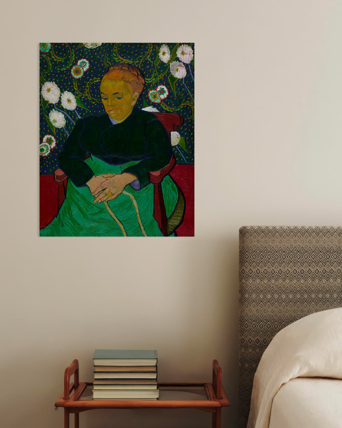 Plakat „La Berceuse, Madame Roulin kołysząca kołyskę (1889), Vincent van Gogh”