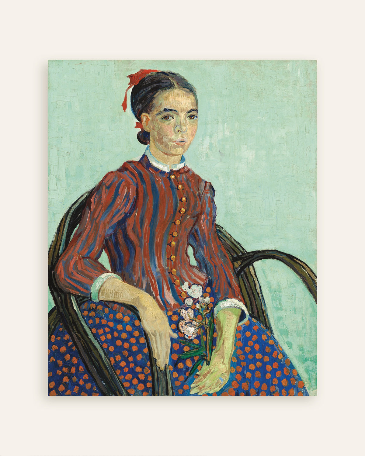 Miniatura plakatu „La Mousmé (1888) Vincenta van Gogha”