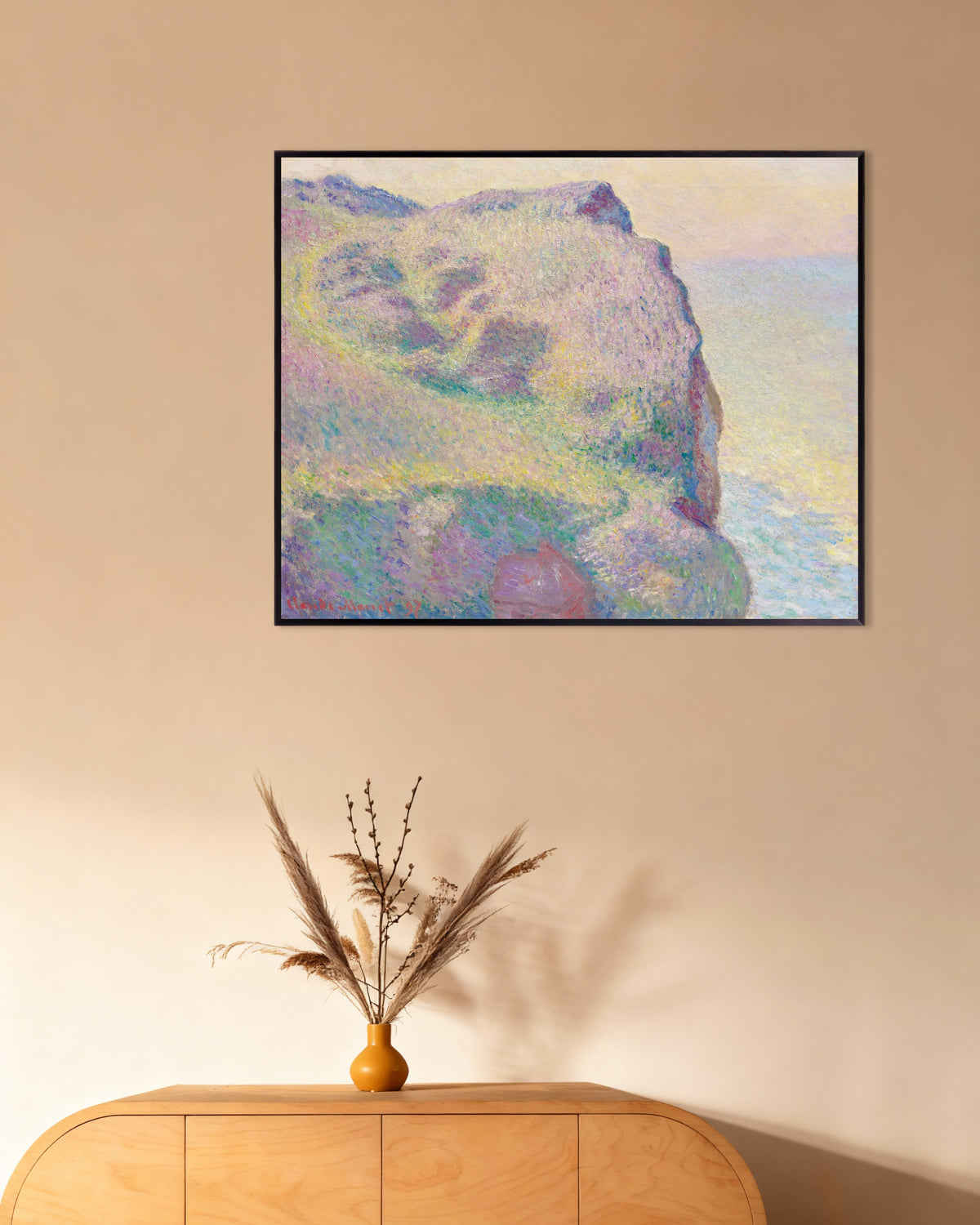 Plakat Cypel Petit Ailly (1897), Claude Monet, w metalowej ramie
