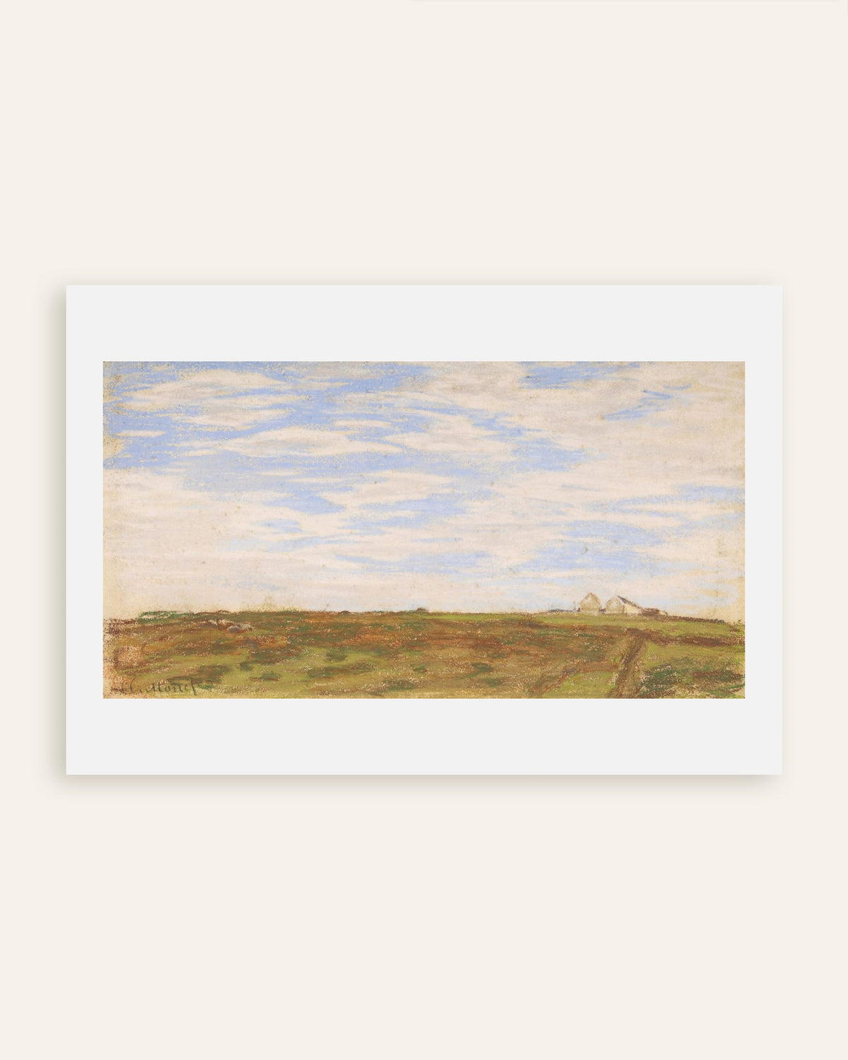 Plakat Pejzaż (1864–1866), Claude Monet, miniatura