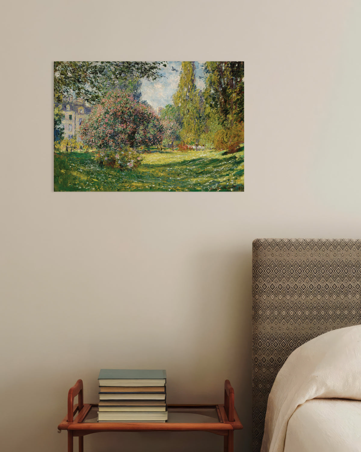 Plakat Pejzaż, park Monceau (1876), Claude Monet