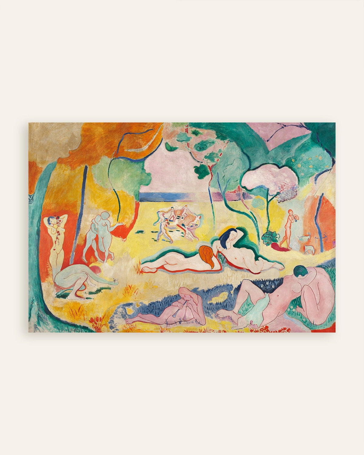 Miniatura plakatu Le bonheur de vivre (Radość życia) – (1905), Henri Matisse