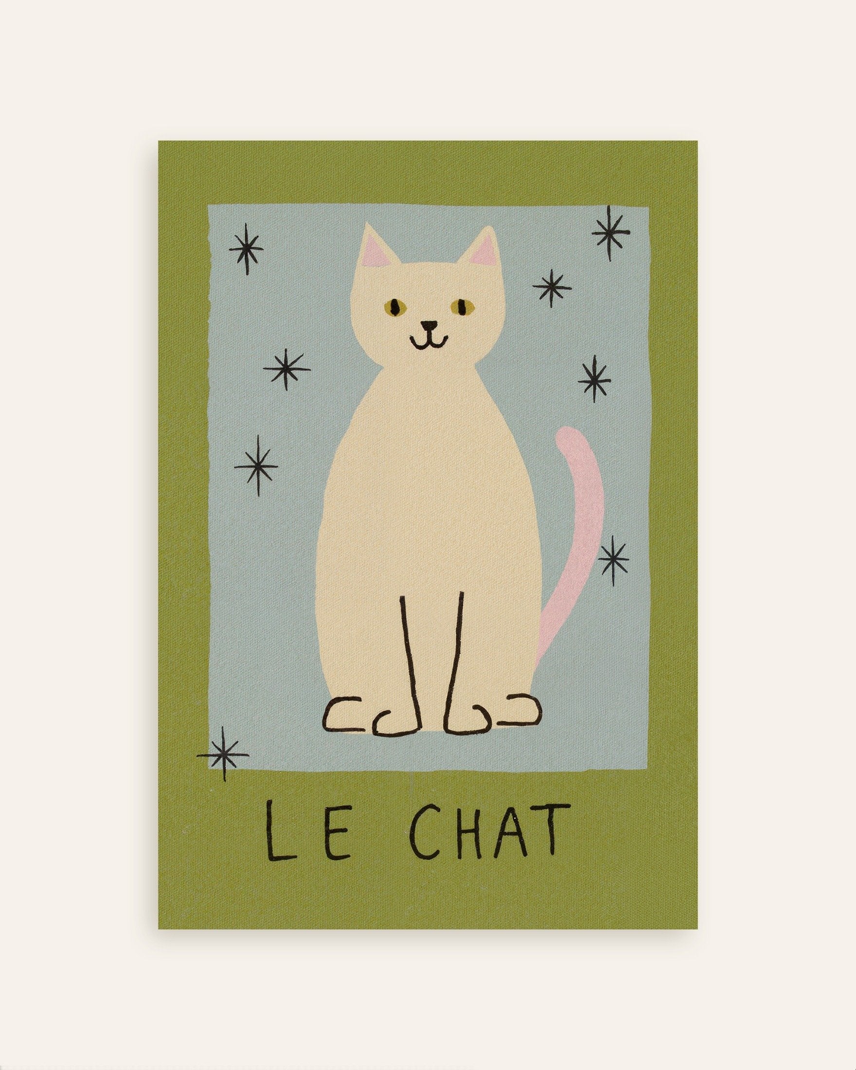 Poster of Le Chat - Mid-Century Cat Poster, thumbnail