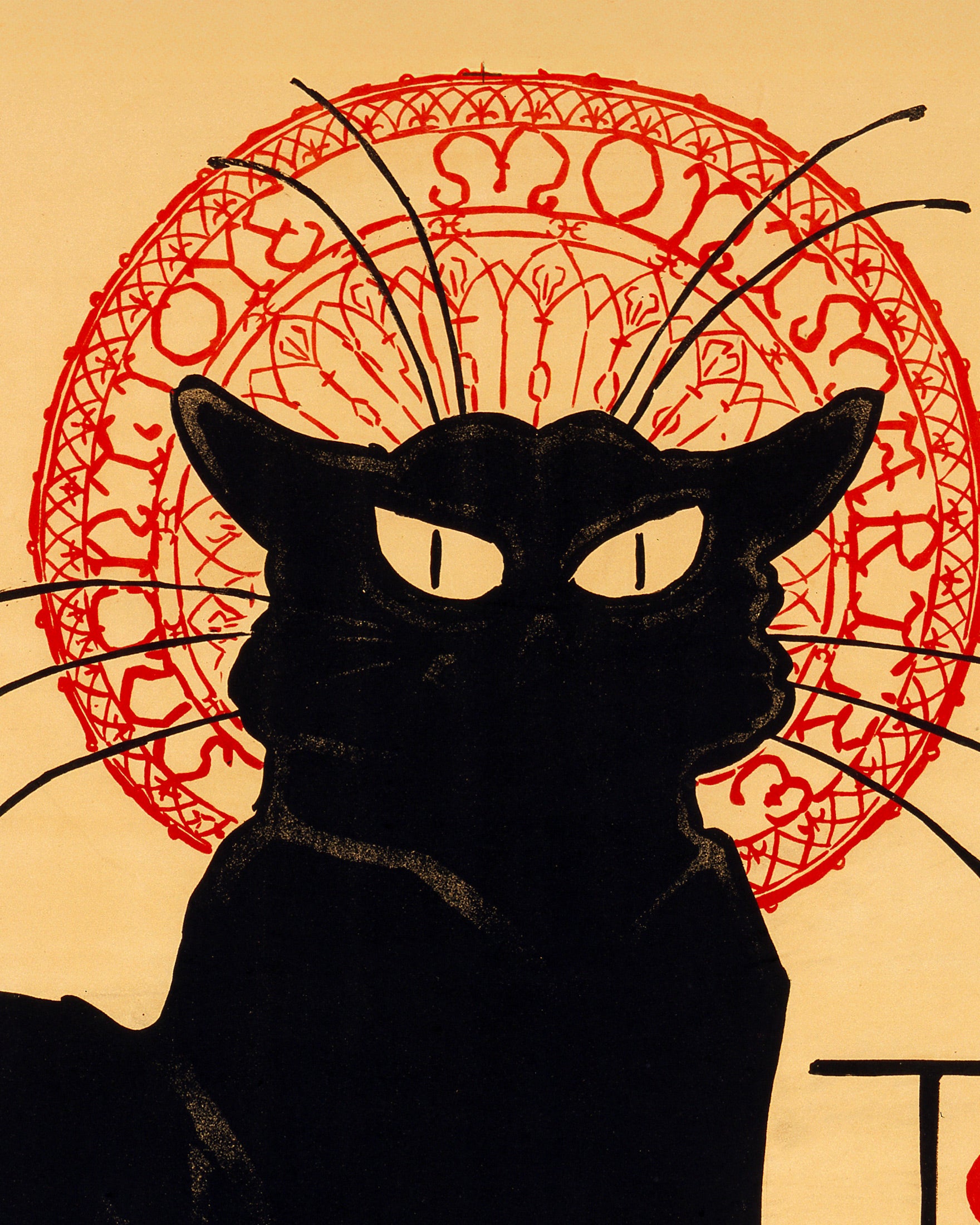 Plakat Chat Noir, Rodolphe Salis