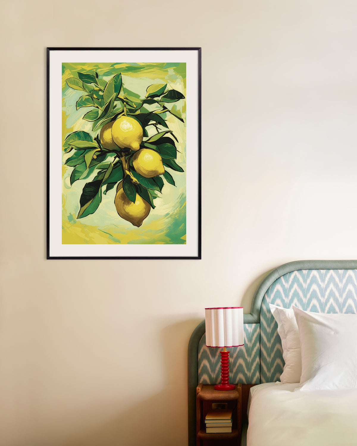 Plakat „Cytryny z Sorrento” w metalowej ramie