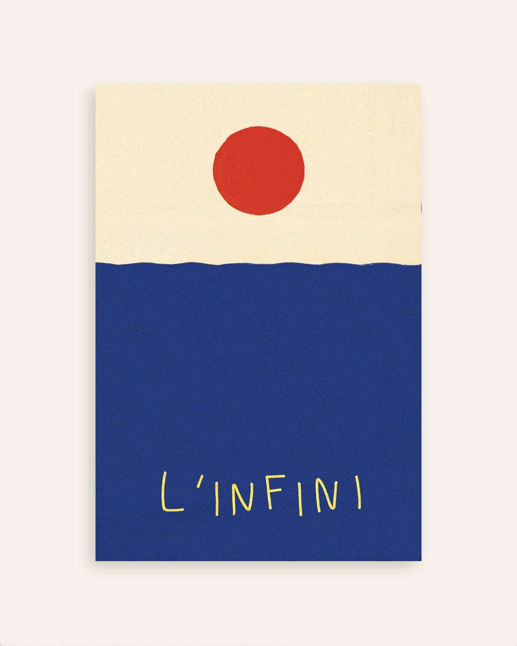 Poster of L’Infini: Red Sun Over Blue Sea Poster, thumbnail