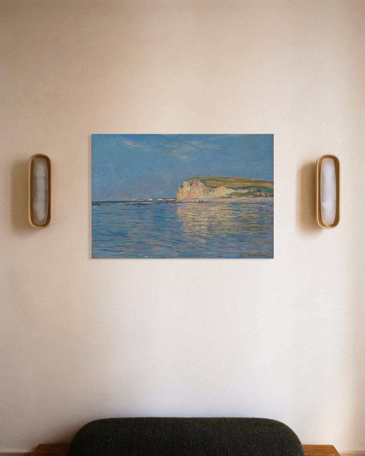 Plakat Odpływ w Pourville koło Dieppe (1882), Claude Monet