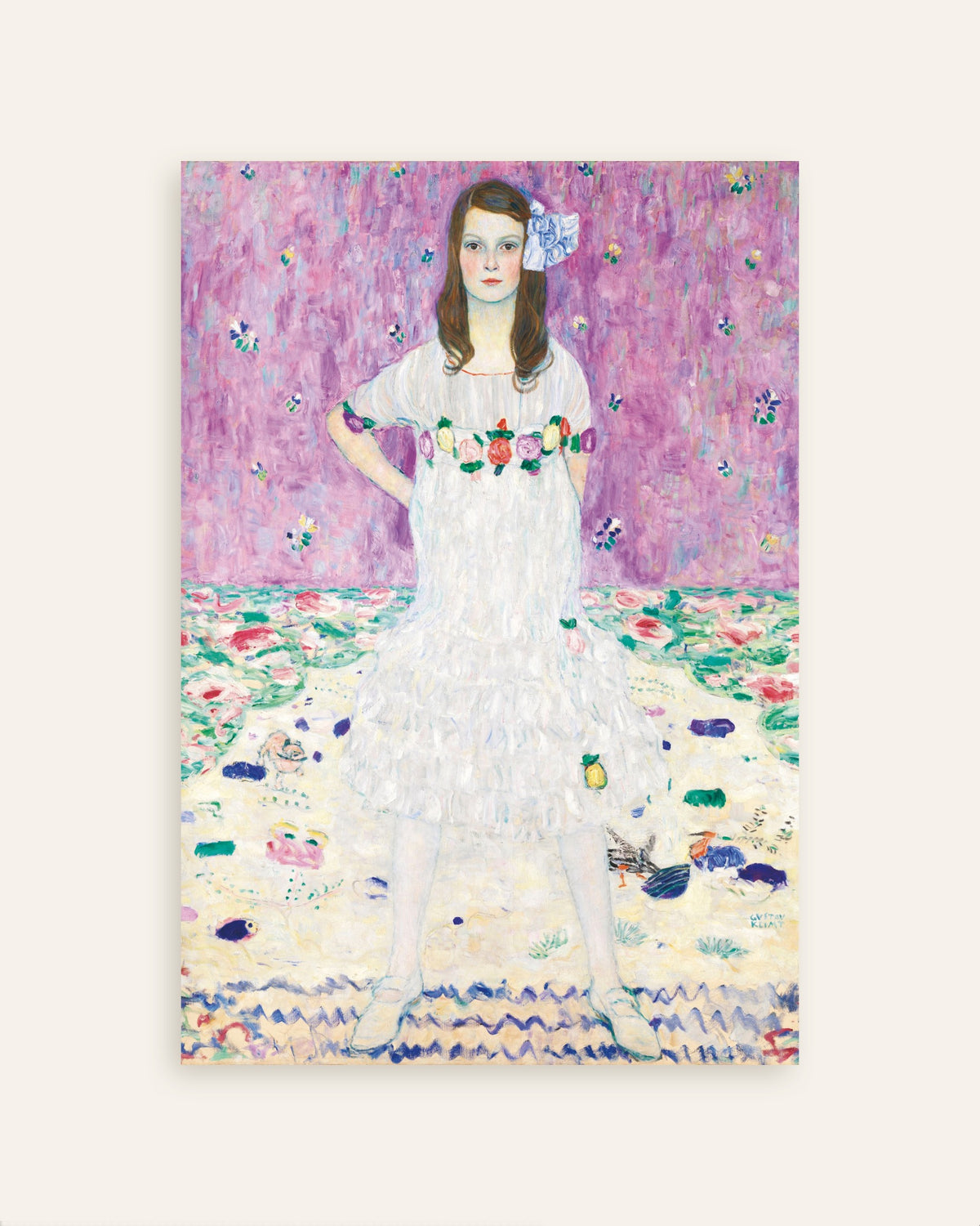 Plakat Mäda Primavesi (1912–1913), Gustav Klimt, miniatura