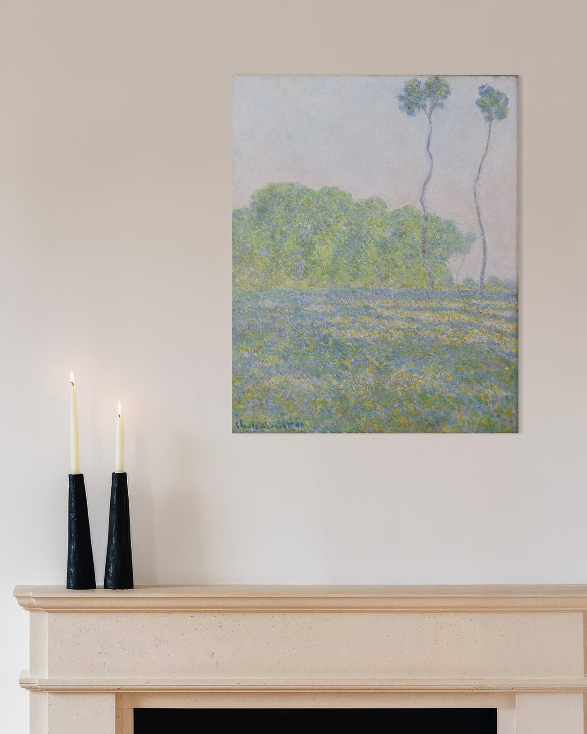 Plakat Łąka w Giverny (1894), Claude Monet