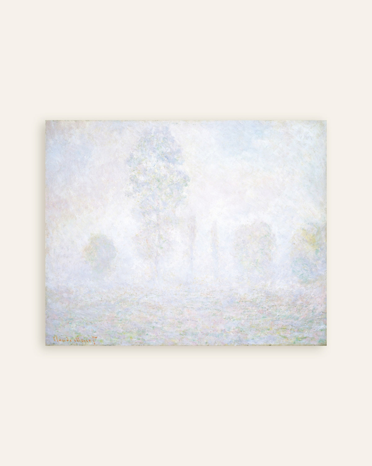 Plakat Poranna mgiełka (1888), Claude Monet, miniatura