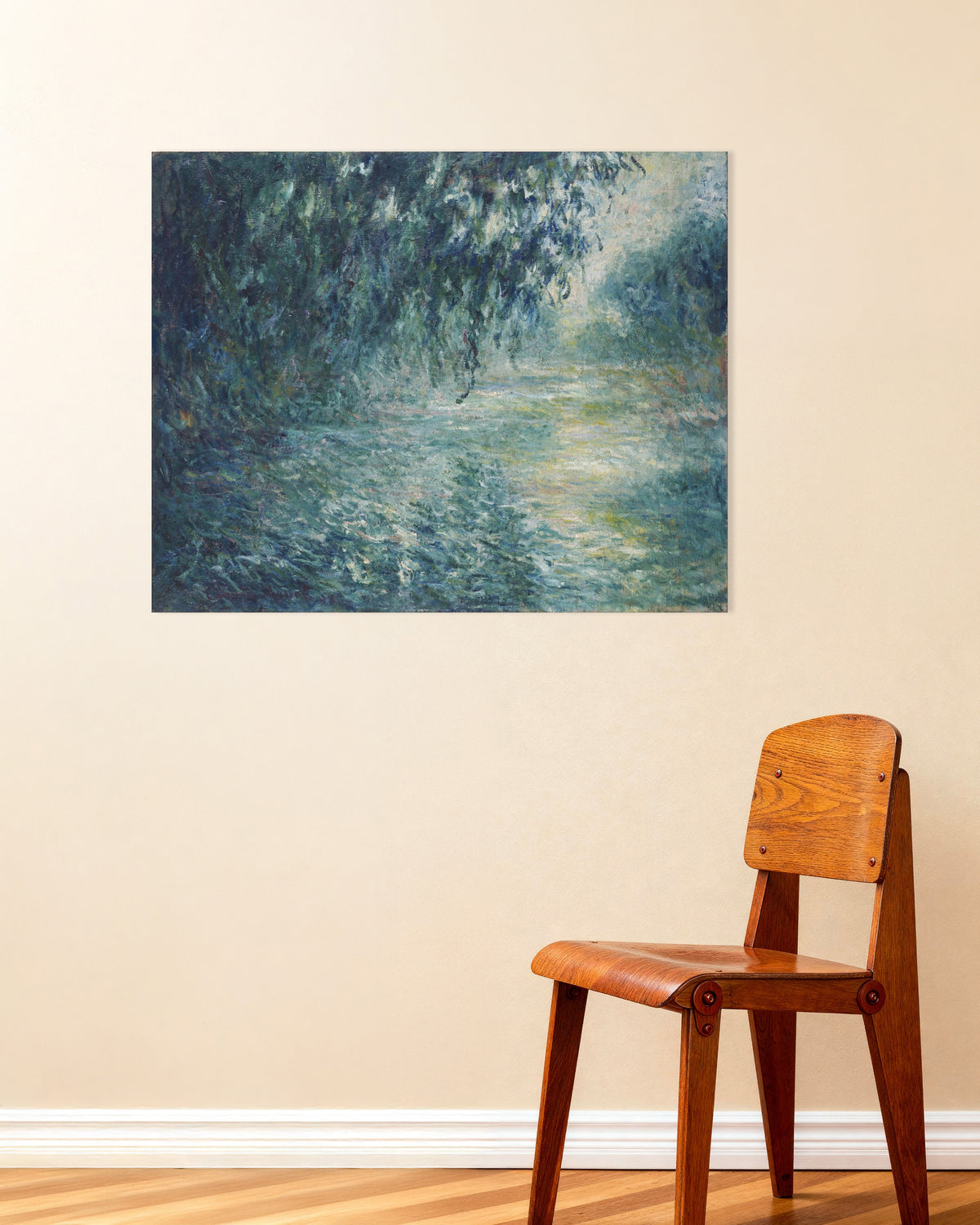 Plakat Poranek nad Sekwaną (1898), Claude Monet