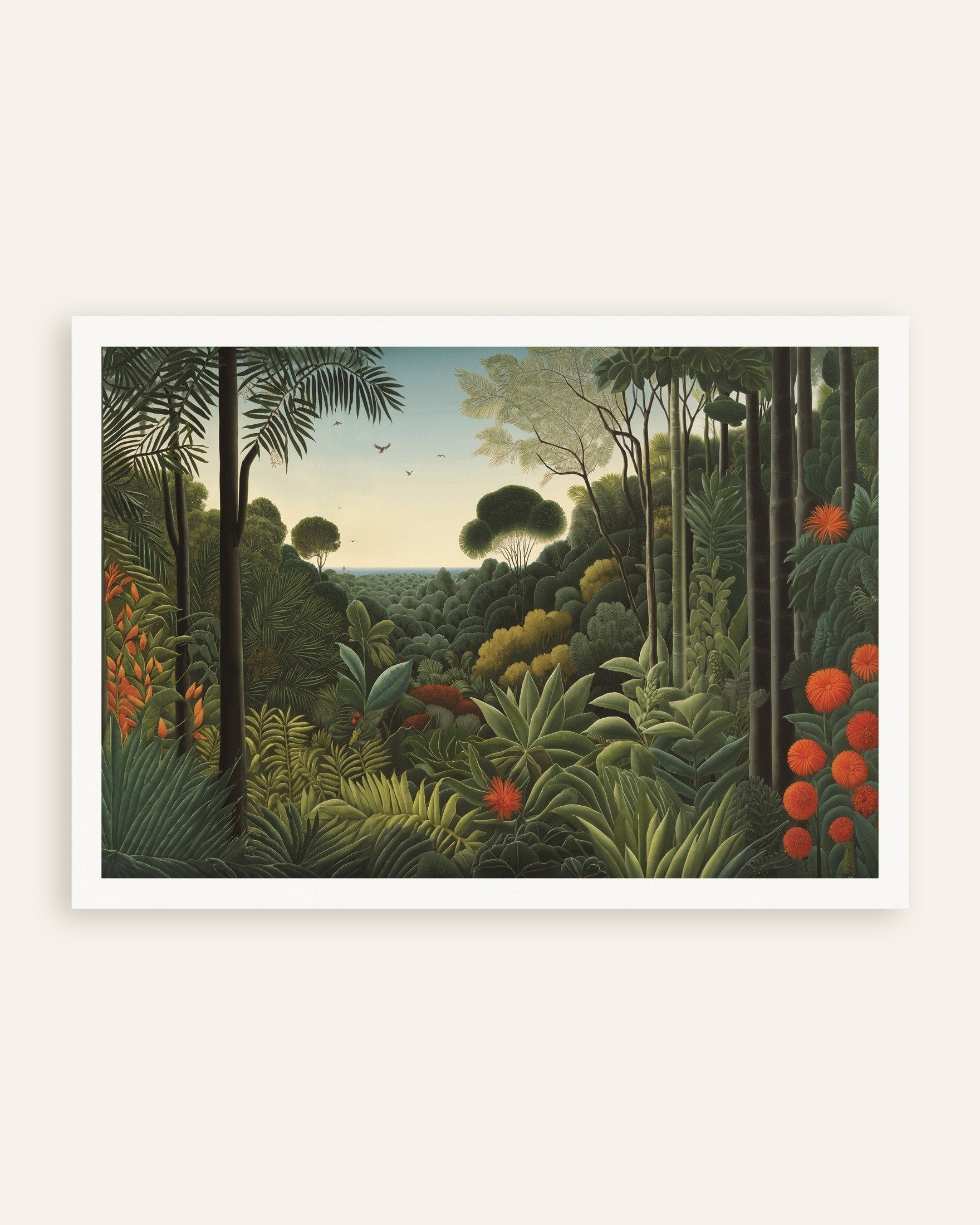 Poster of Naive art poster, Jungle, thumbnail