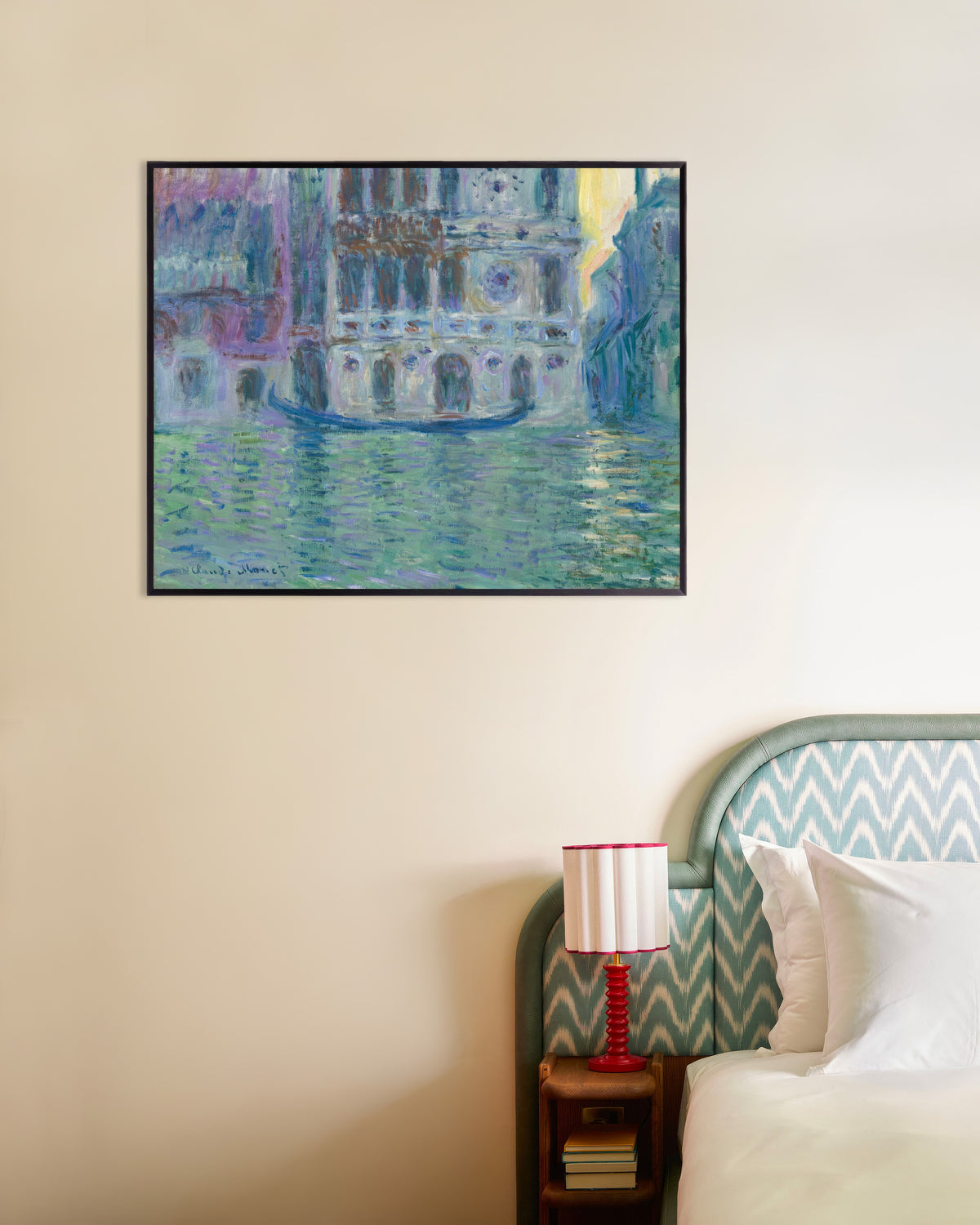Plakat Pałac Dario (1908), Claude Monet, w metalowej ramie