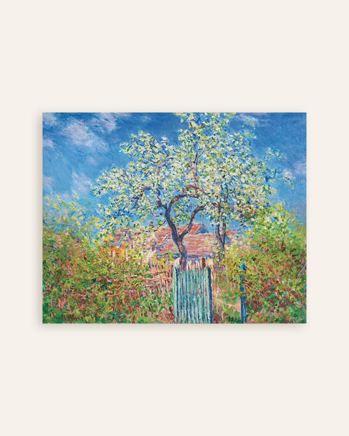 Plakat Kwitnąca grusza (1885), Claude Monet, miniatura