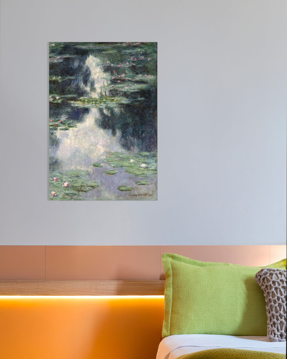 Plakat Staw z nenufarami (1907), Claude Monet