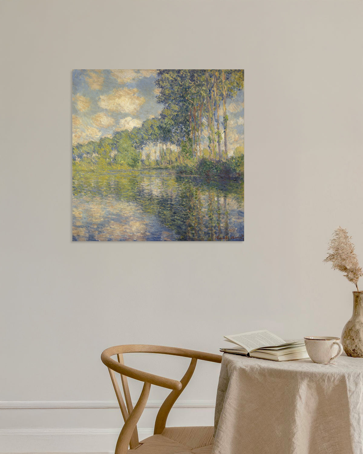 Plakat Topole nad Epte (1891), Claude Monet