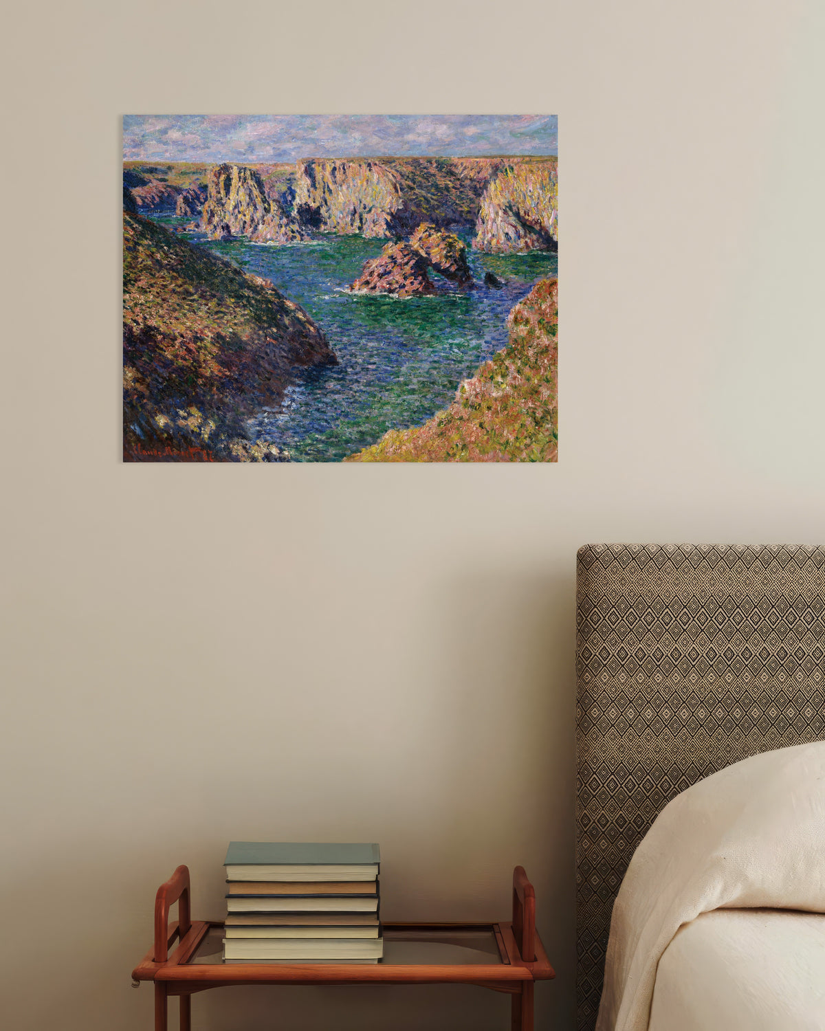 Plakat Port-Domois, Belle-Île (1887), Claude Monet