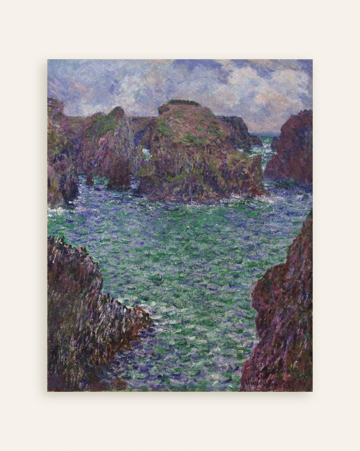 Plakat Port-Goulphar, Belle-Île (1887), Claude Monet, miniatura