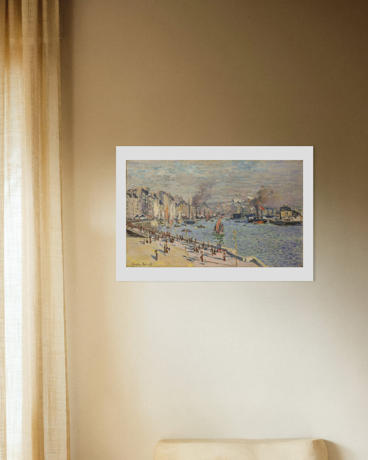 Plakat Port w Hawrze (1874), Claude Monet