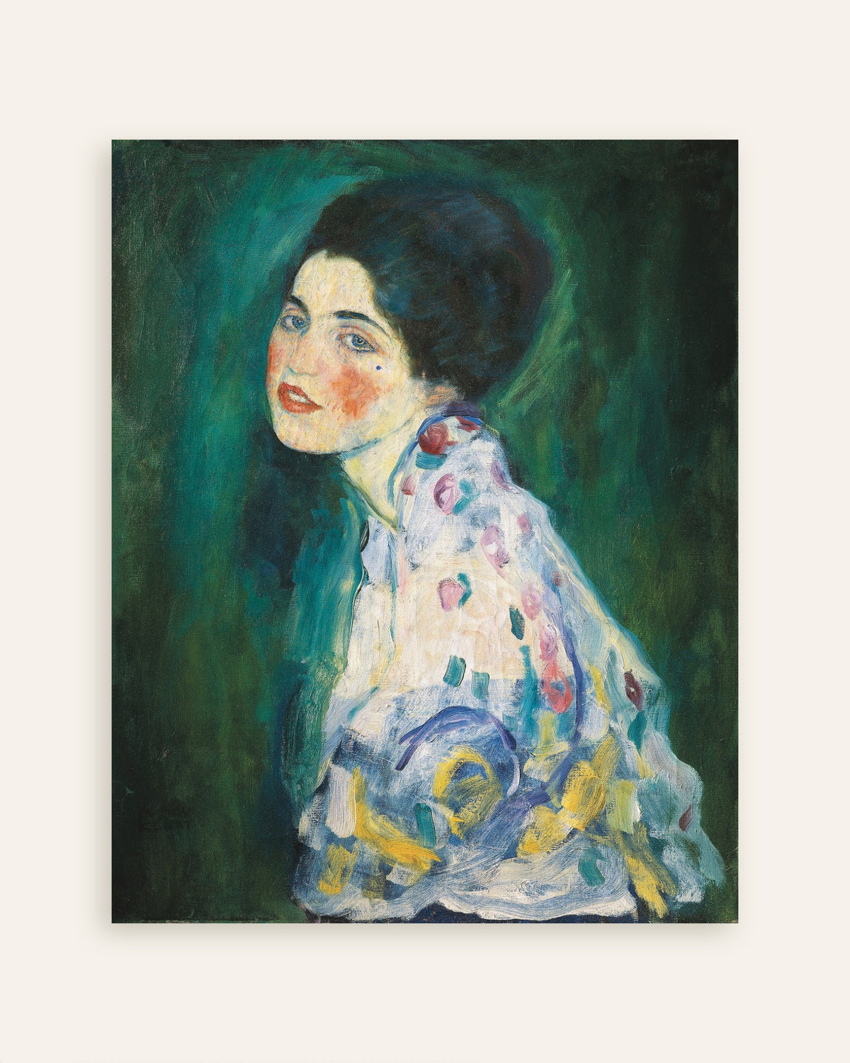 Plakat Portret damy (1916–1917), Gustav Klimt, miniatura