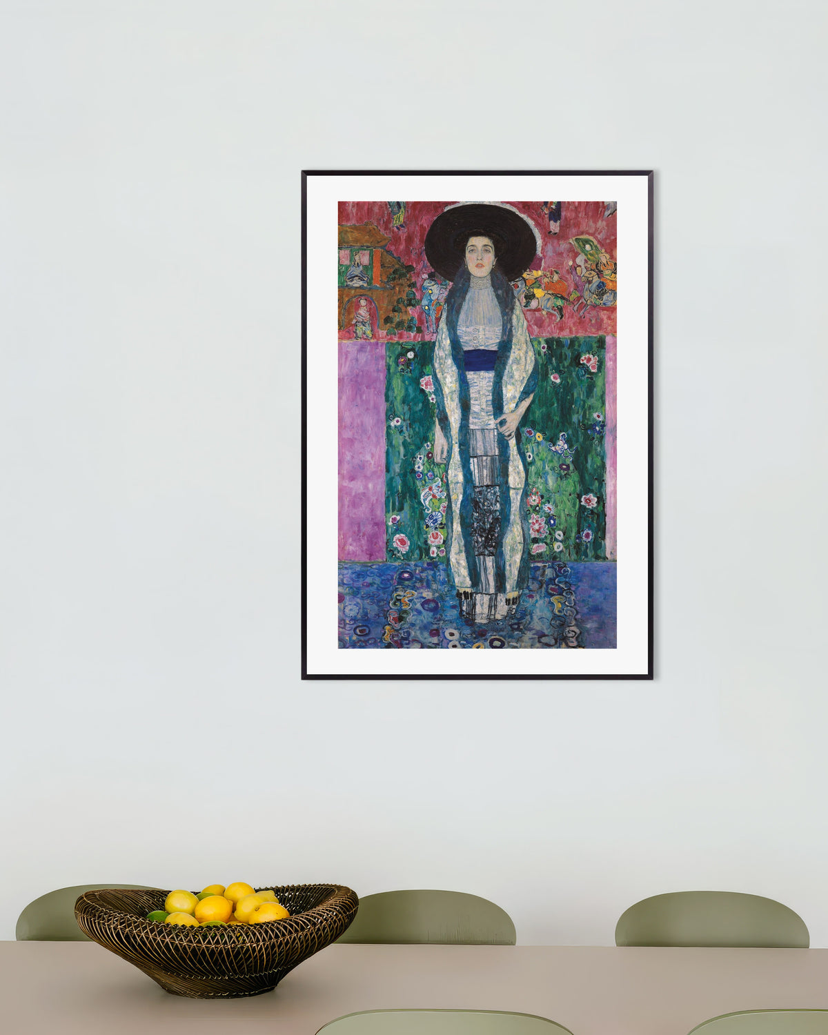 Plakat Portret Adeli Bloch-Bauer II (1912), Gustav Klimt, w metalowej ramie