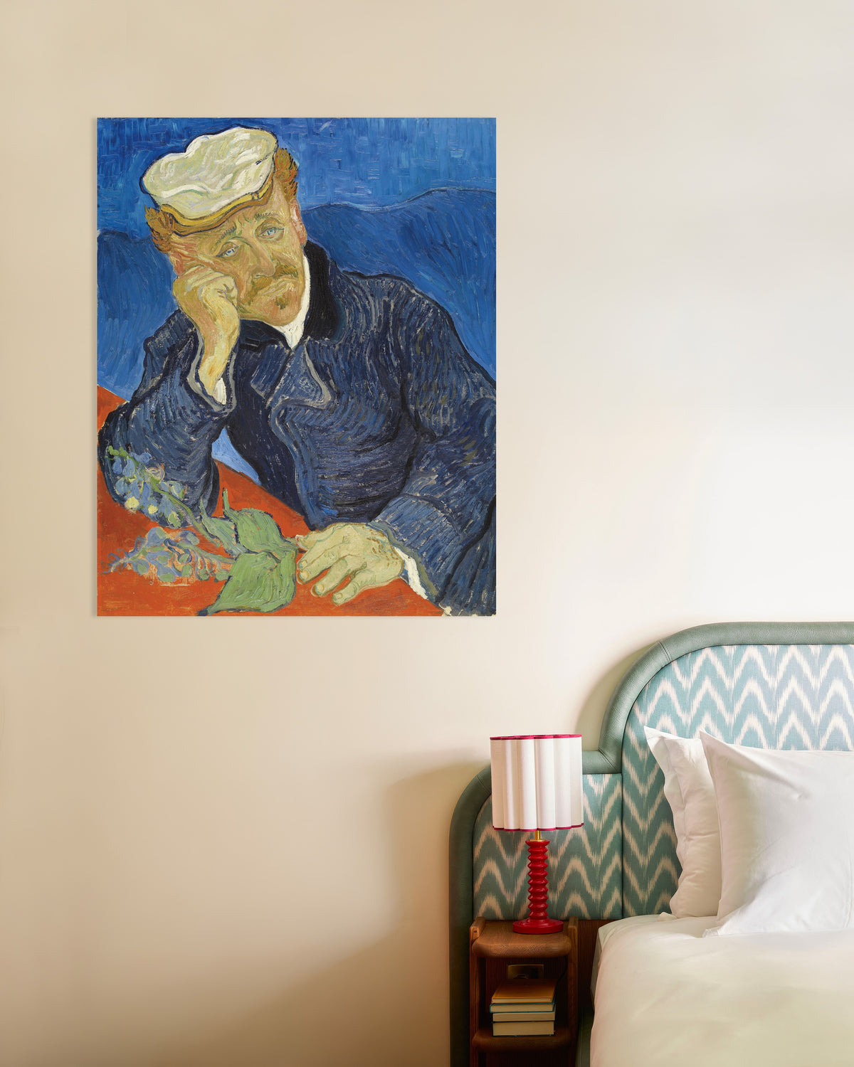 Plakat z Portret doktora Paula Gacheta (1890) Vincenta van Gogha