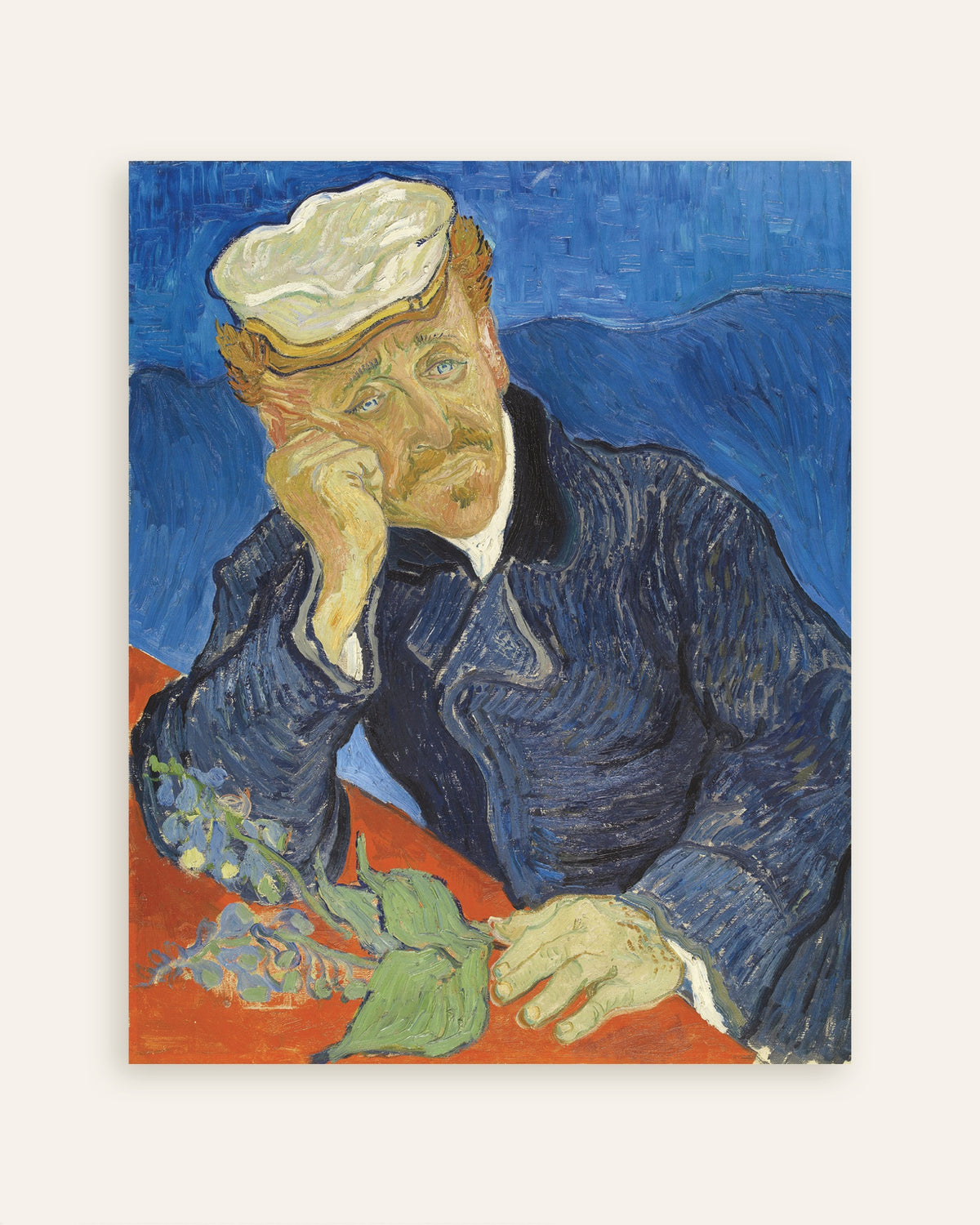 Plakat z Portret doktora Paula Gacheta (1890) Vincenta van Gogha, miniatura