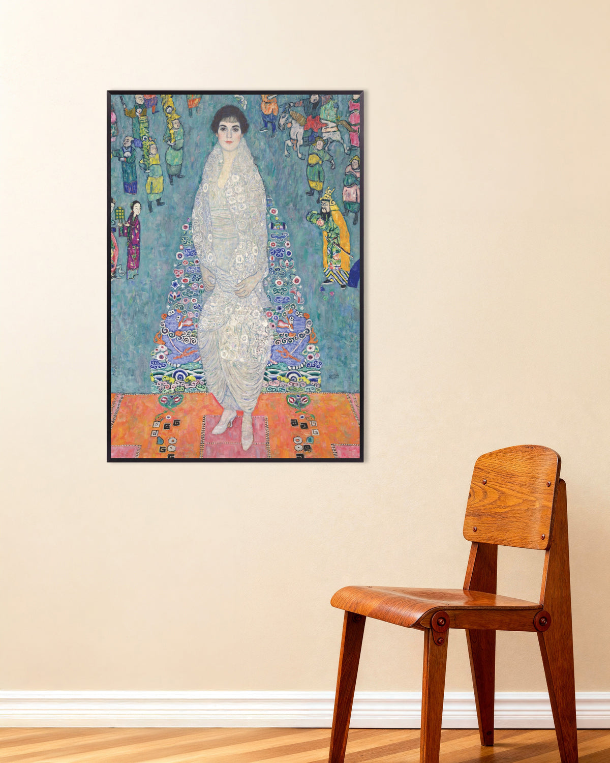 Plakat Portret Elisabeth Lederer (1914–1916), Gustav Klimt, w metalowej ramie