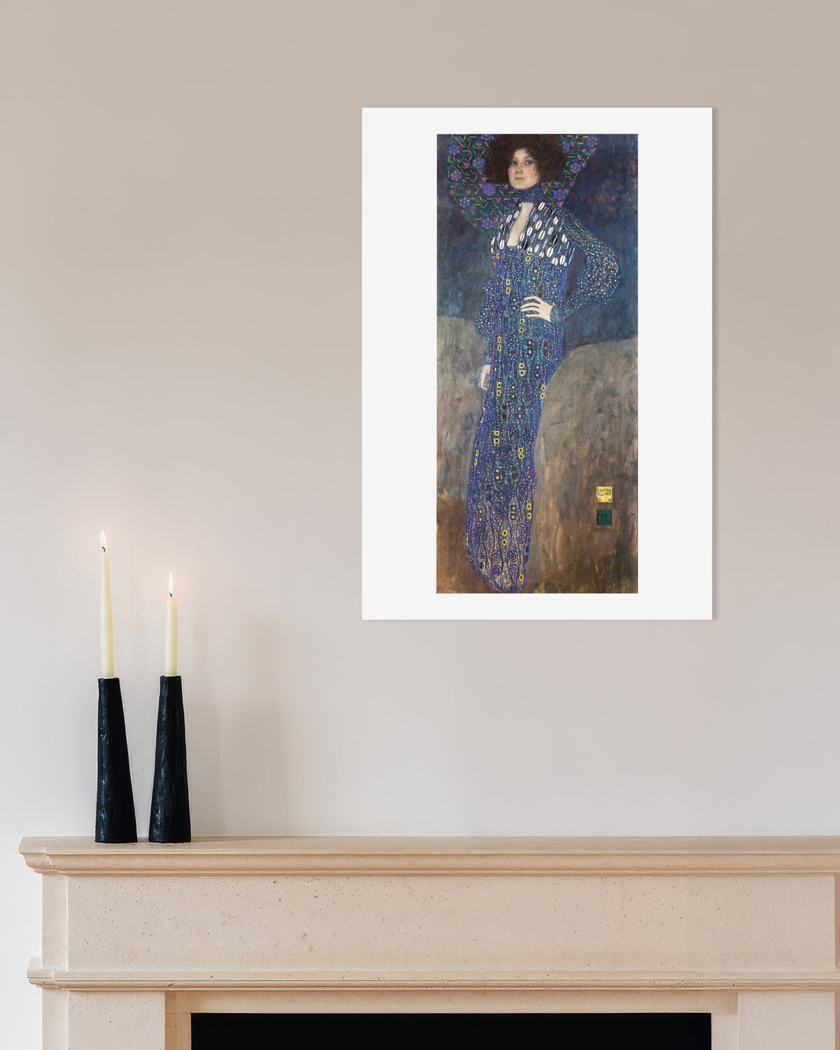Plakat Portret Emilii Flöge (1902), Gustav Klimt