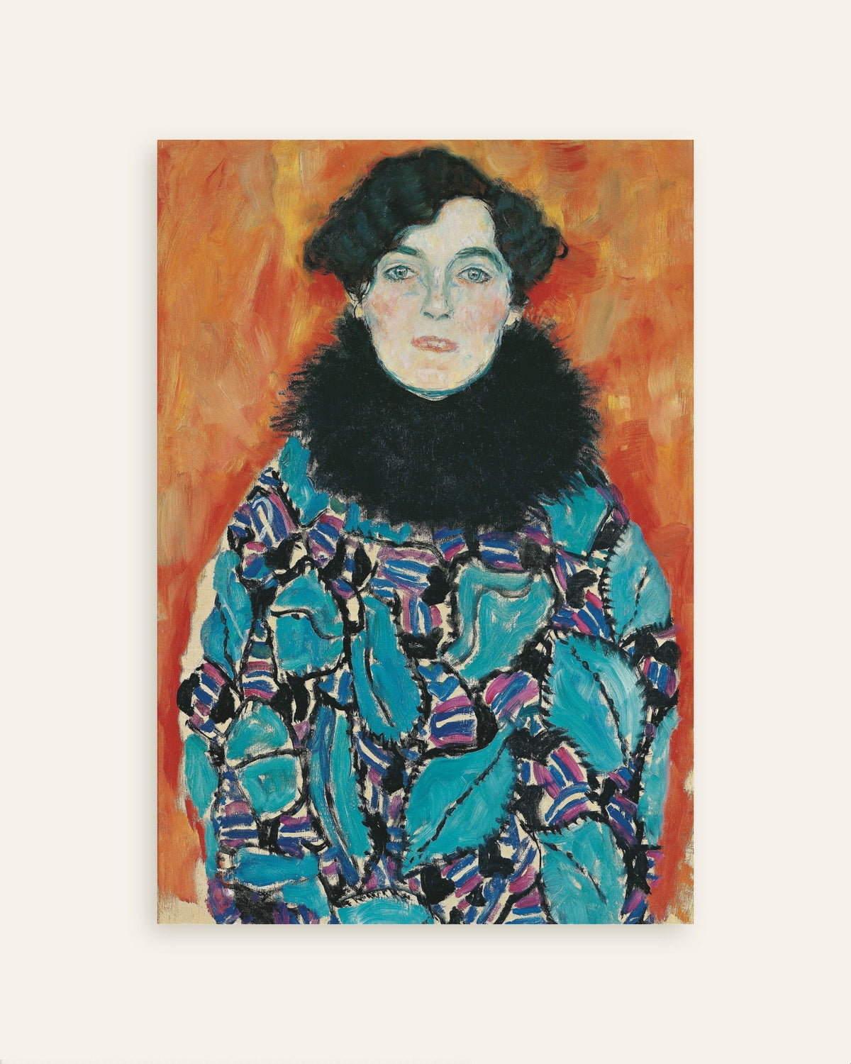 Plakat Portret Johanny Staude (1917), Gustav Klimt, miniatura