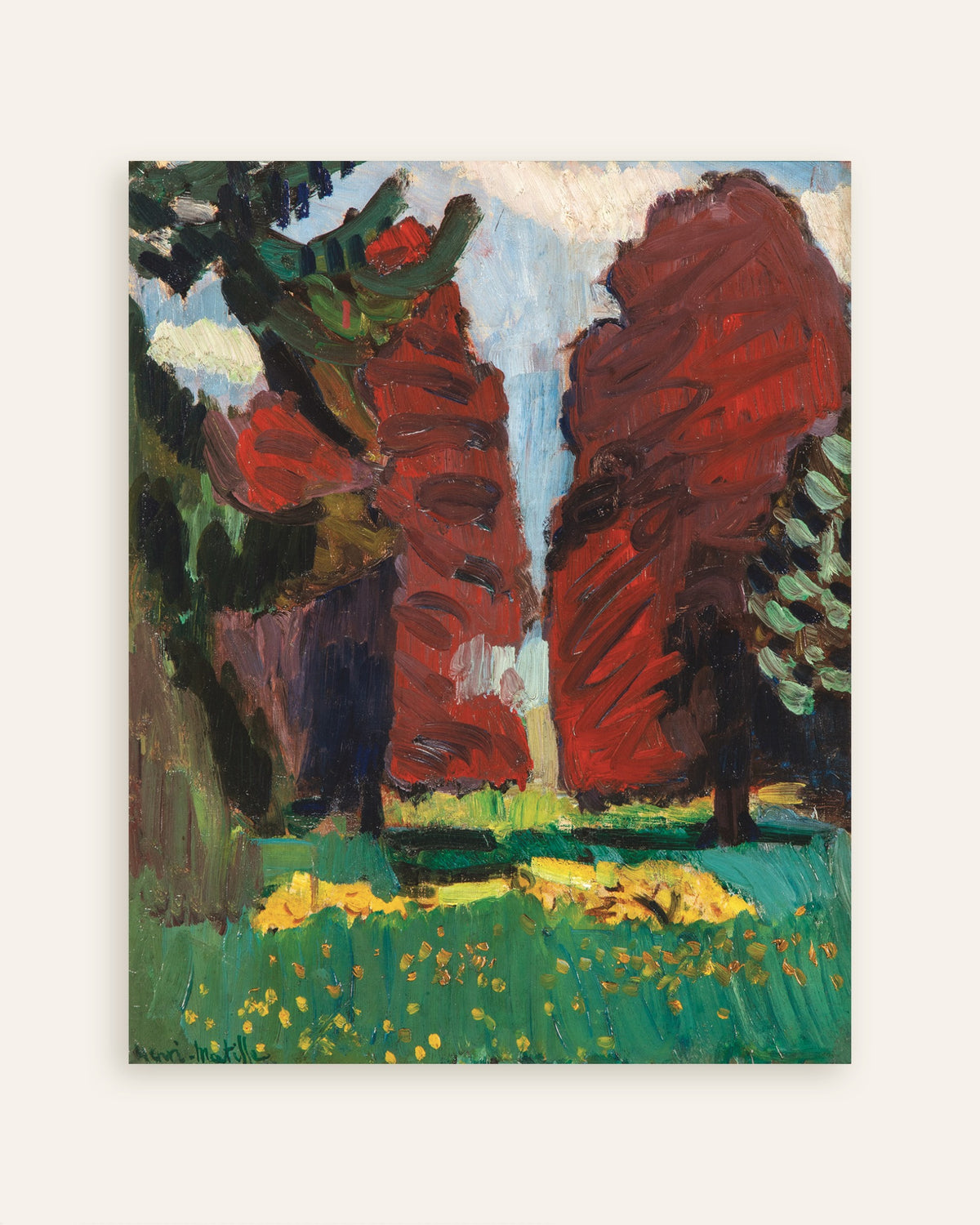 Miniatura plakatu „Purpurowe buki (1901), Henri Matisse”