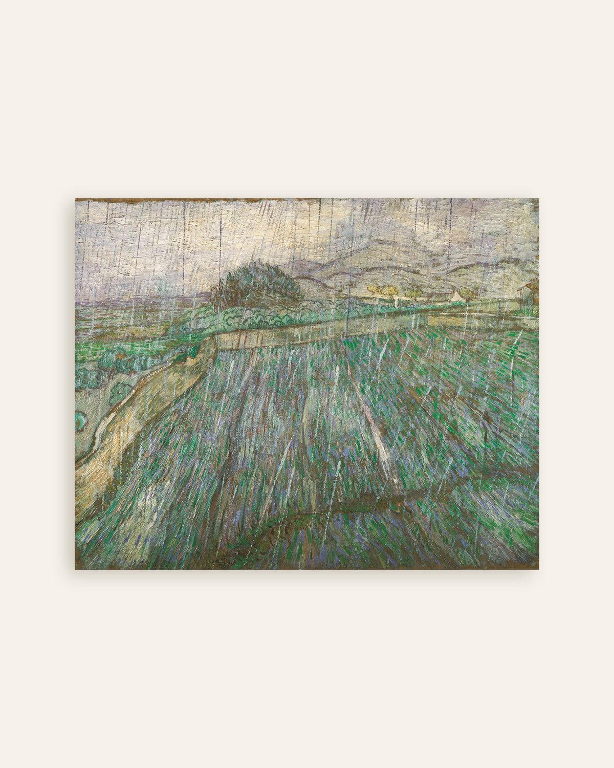 Miniatura plakatu „Deszcz (1889), Vincent van Gogh”