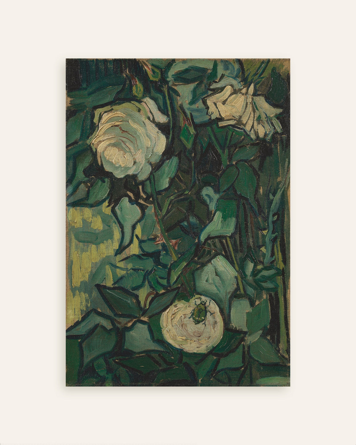 Plakat „Krzew róży z chrząszczem (1889), Vincent van Gogh”, miniatura