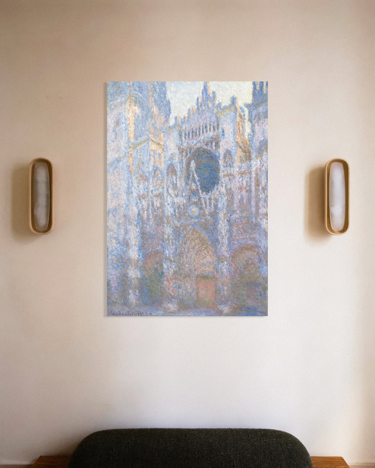 Plakat Katedra w Rouen, fasada zachodnia (1894), Claude Monet