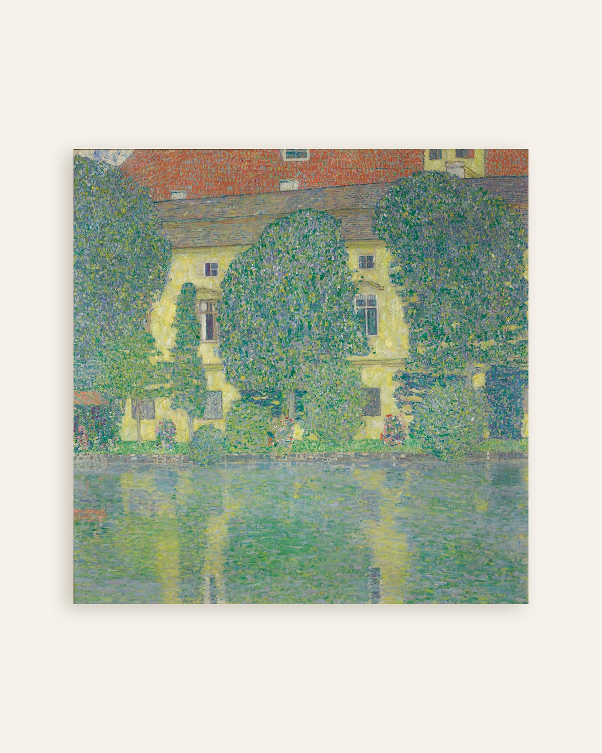 Plakat „Schloss Kammer nad jeziorem Attersee III (1910), Gustav Klimt”, miniatura