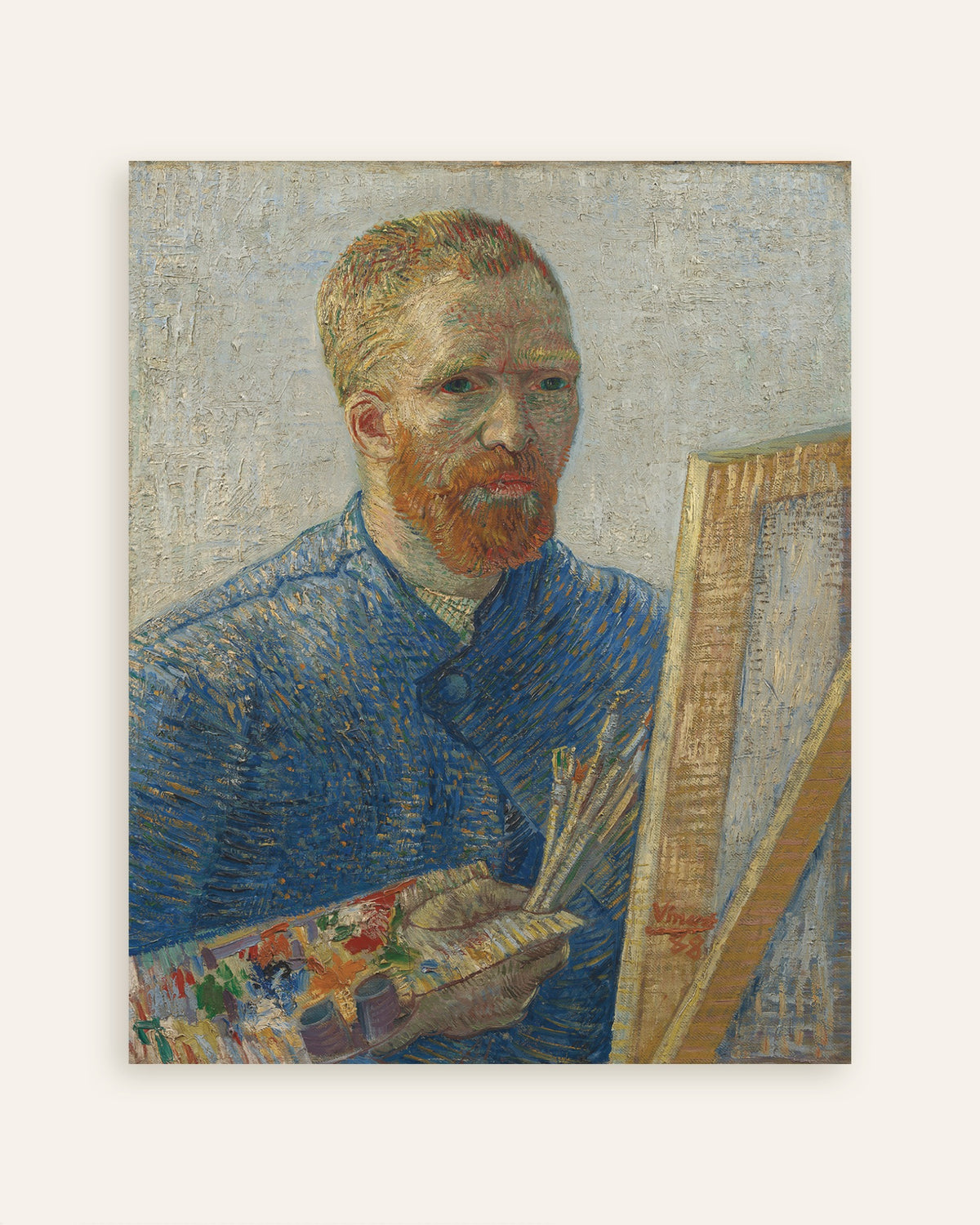Plakat Autoportret jako malarz (1888), Vincent van Gogh, miniatura