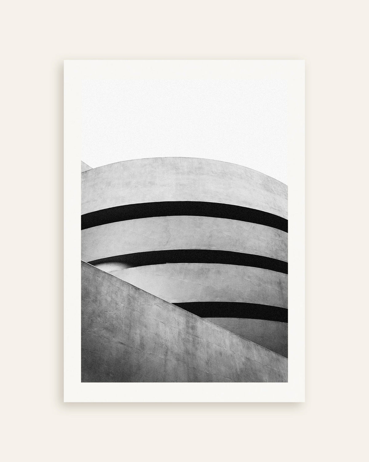 Plakat „Spiralne krzywizny muzeum”, miniatura