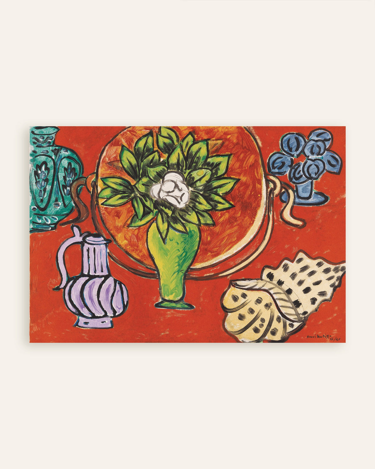 Plakat „Martwa natura z magnolią (1941), Henri Matisse”, miniatura