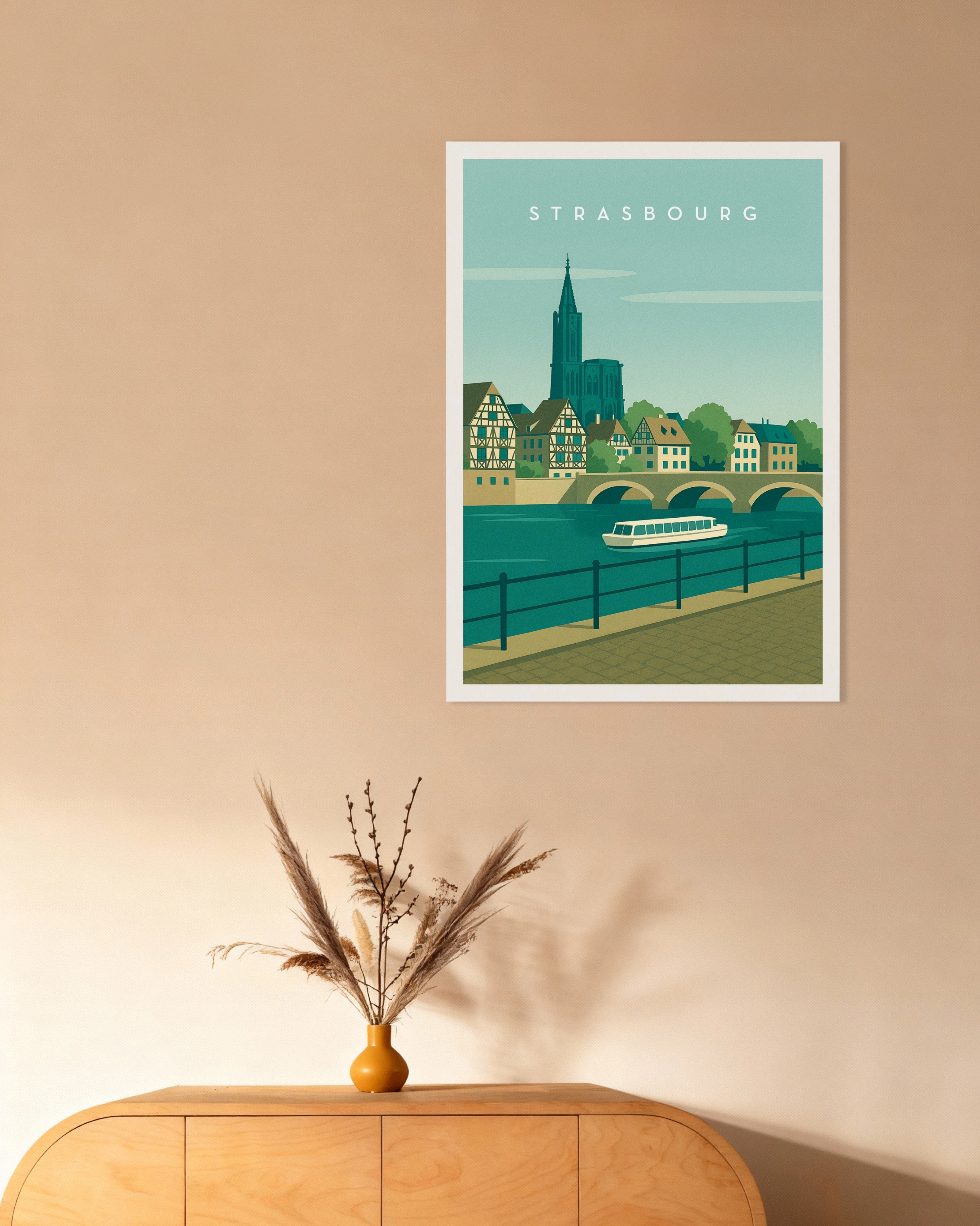 Poster of Strasbourg Wall Art Print