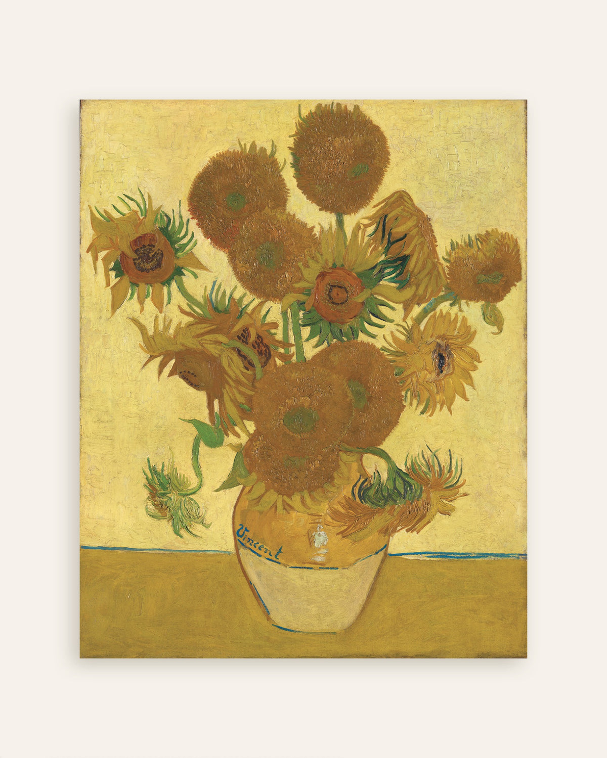 Plakat „Słoneczniki” (1888), Vincent van Gogh, miniatura