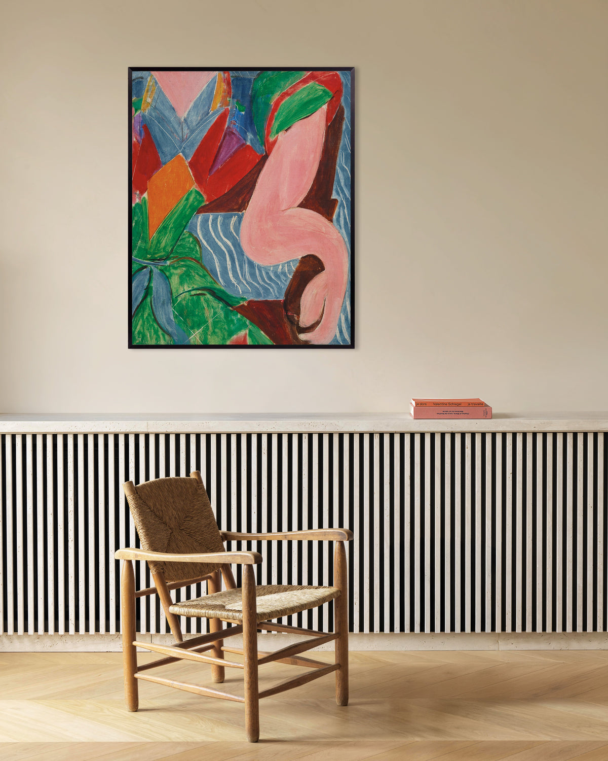 Plakat „Ramię (1938), Henri Matisse” w metalowej ramie