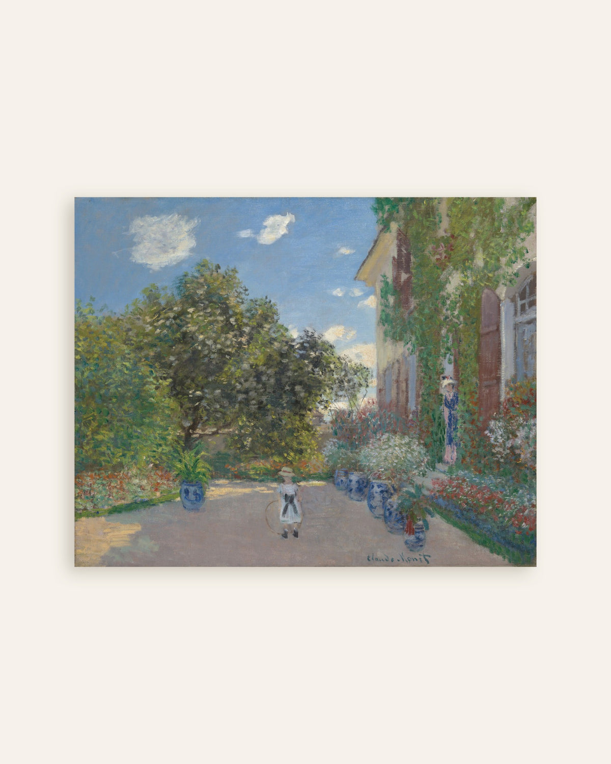 Plakat Dom artysty w Argenteuil (1873), Claude Monet, miniatura