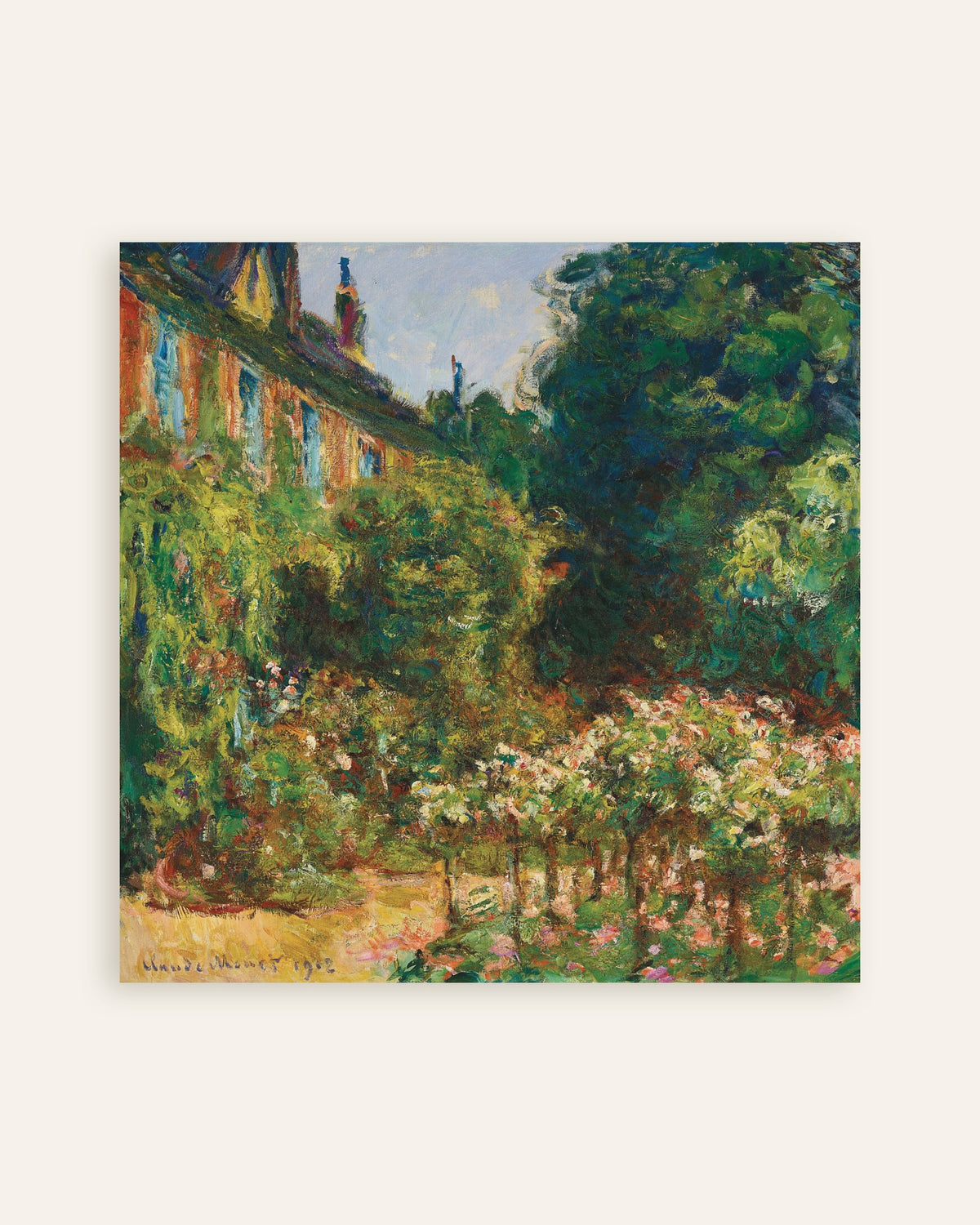 Plakat Dom artysty w Giverny (1912), Claude Monet, miniatura