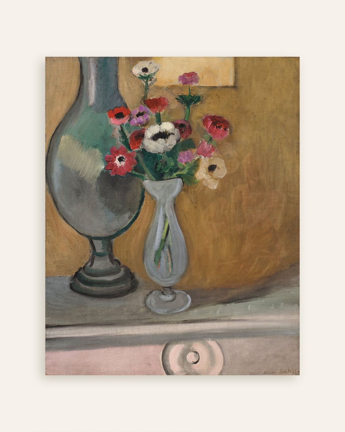 Plakat „Bukiet anemonów (1918), Henri Matisse”, miniatura