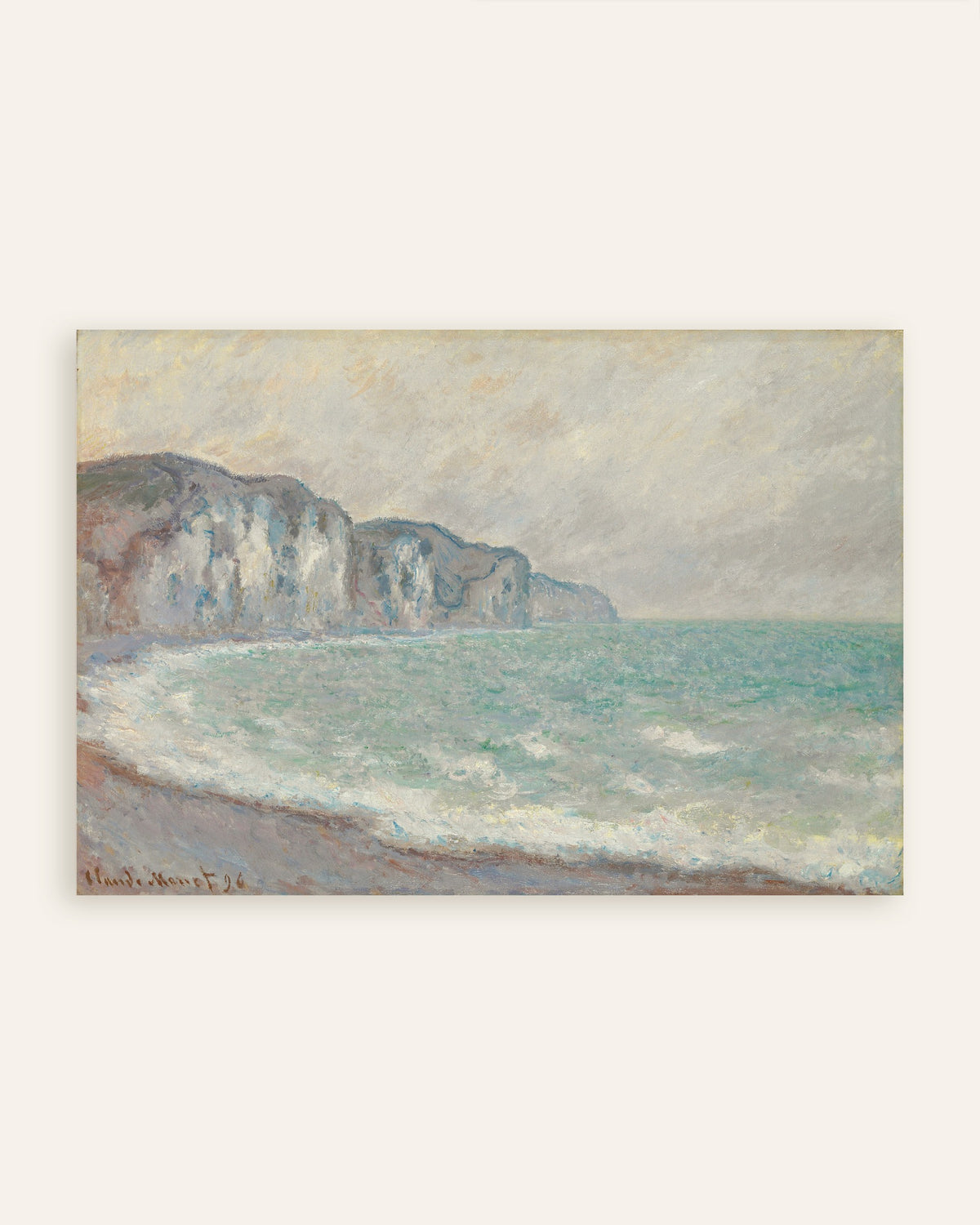 Plakat Klif w Pourville (1896), Claude Monet, miniatura