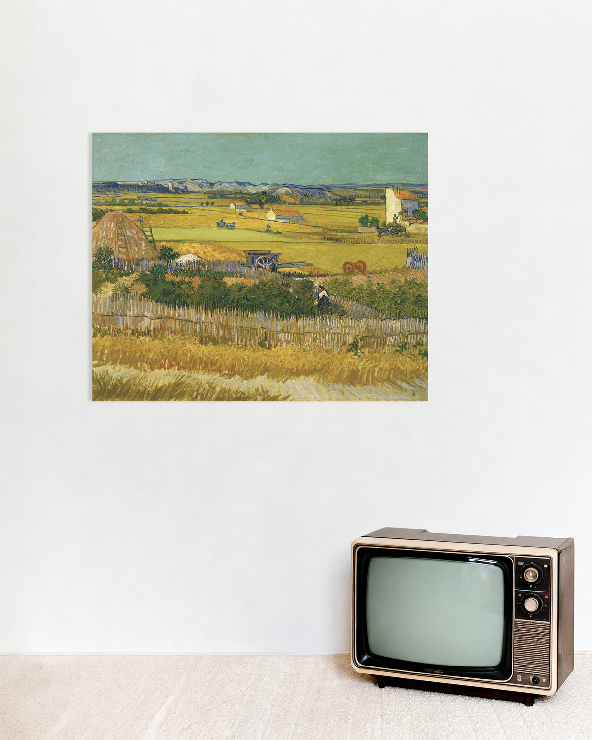 Plakat „Żniwa (1888), Vincent van Gogh”