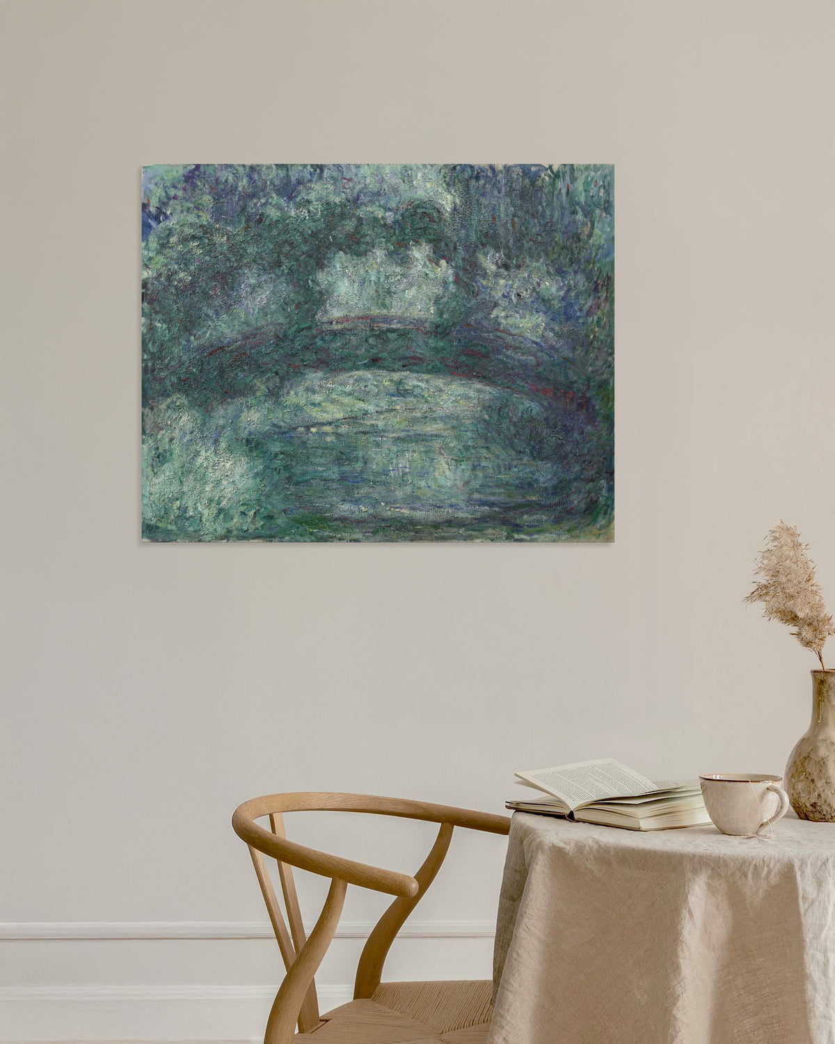 Plakat Japoński mostek (1919–1924), Claude Monet